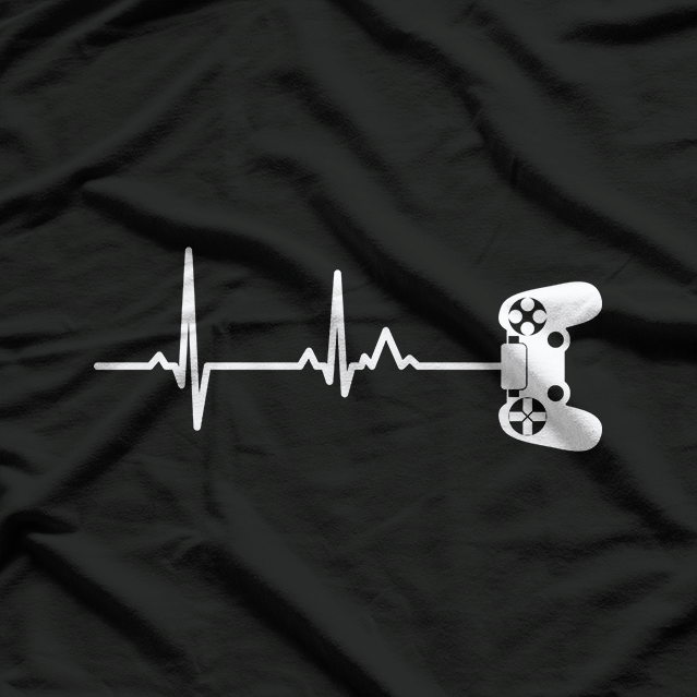 Gamer Heartbeat Video Game Players T-Shirt