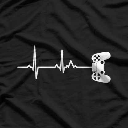 Gamer Heartbeat Video Game Players T-Shirt