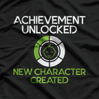 New Dad Gamer Pregnancy Announcement Character T-Shirt