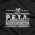 People Eating Tasty Animals Funny Meat Lover BBQ Humor T-Shirt