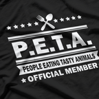 People Eating Tasty Animals Funny Meat Lover BBQ Humor T-Shirt