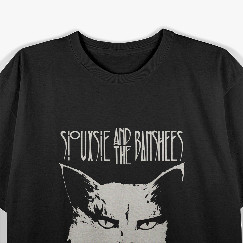 Dark Cat Gothic Punk Inspired Siouxsie & The Banshees T-Shirt