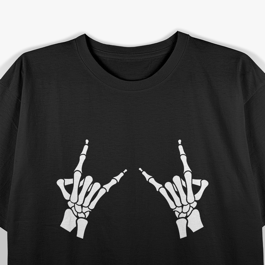 Skeleton Metal Hands T-Shirt