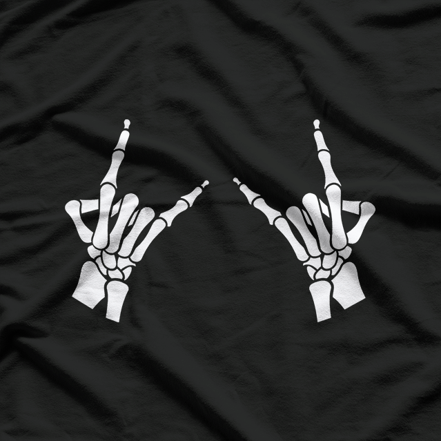 Skeleton Metal Hands T-Shirt