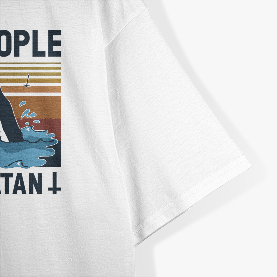 Bite People, Hail Satan: Shark Edition T-Shirt