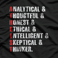 Atheist: Defined by Reason, Not Religion T-Shirt