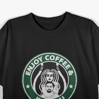 Brazilian Jiu-Jitsu Enjoy American Coffee – BJJ Fighter T-Shirt