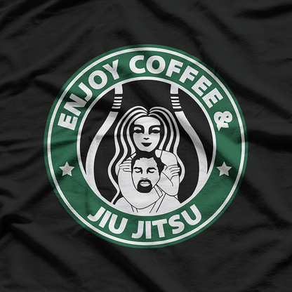 Brazilian Jiu-Jitsu Enjoy American Coffee – BJJ Fighter T-Shirt