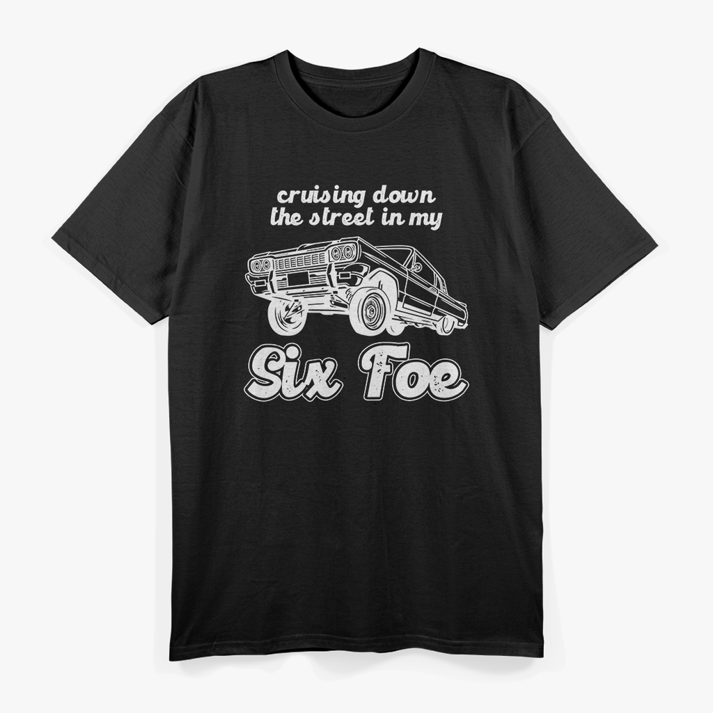 Cruising Down the Street Classic Car Vibes T-Shirt