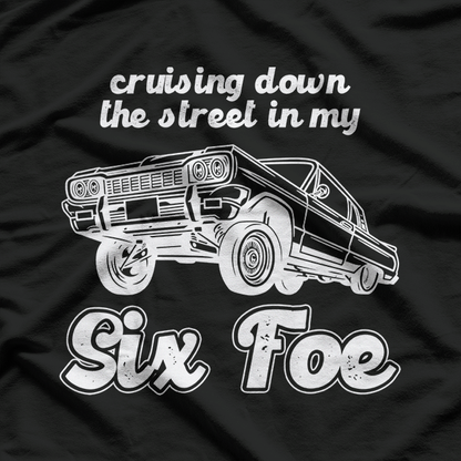 Cruising Down the Street Classic Car Vibes T-Shirt