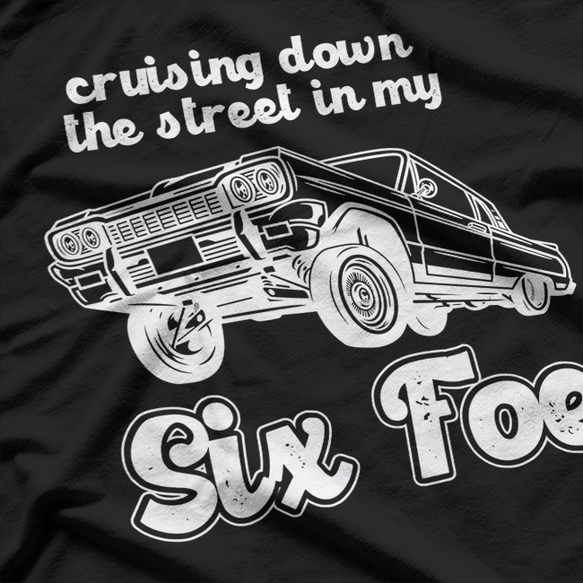 Cruising Down the Street Classic Car Vibes T-Shirt