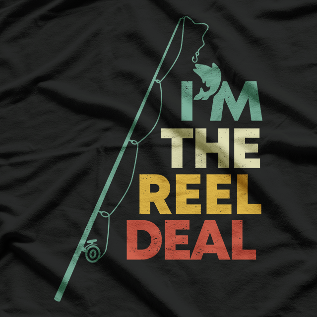 Fun Fishing Shirts, Reel Deal- Cool Dad T-Shirt