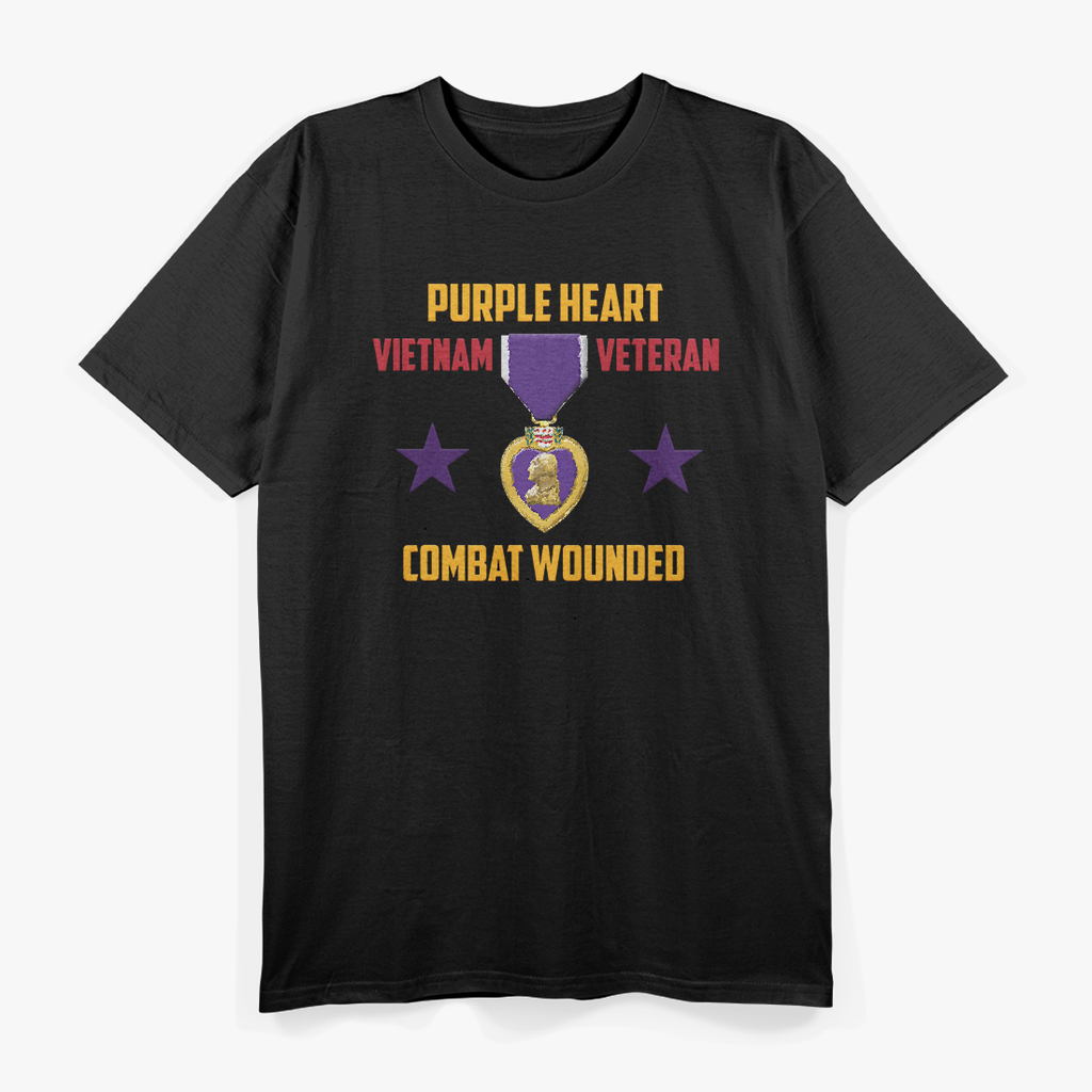 Purple Heart Vietnam Veteran T-Shirt