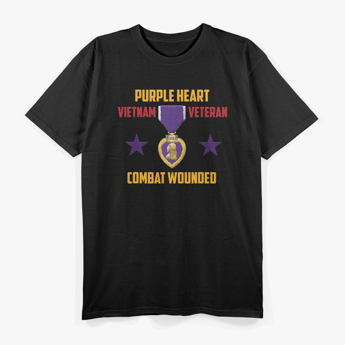 Purple Heart Vietnam Veteran T-Shirt