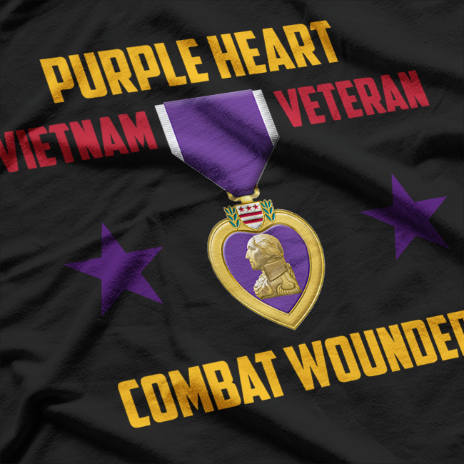 Purple Heart Vietnam Veteran T-Shirt