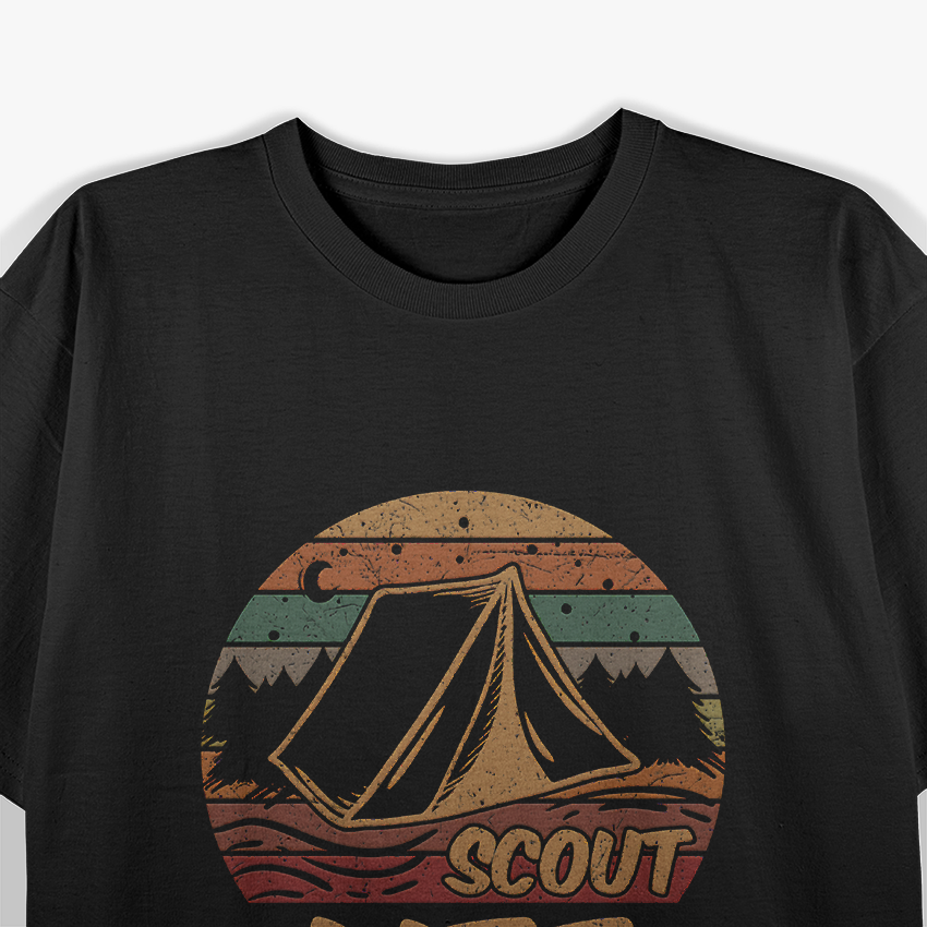 Scout Life Hiking Camping Adventure Happy Camper Enthusiast T-Shirt