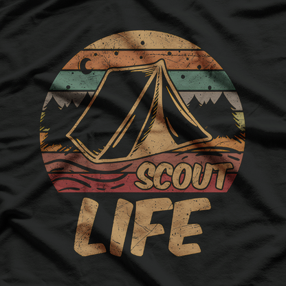 Scout Life Hiking Camping Adventure Happy Camper Enthusiast T-Shirt