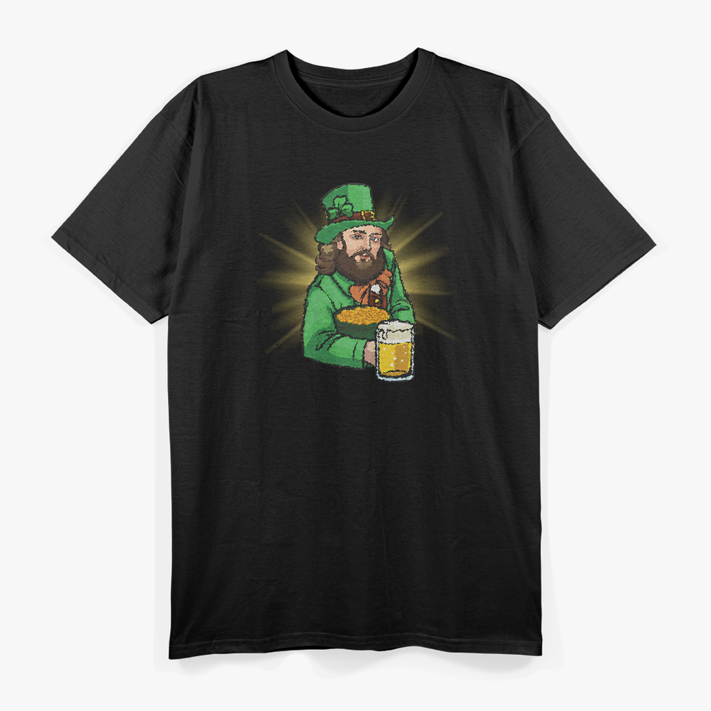 St. Patrick's Day: Funny Jesus in Leprechaun T-Shirt