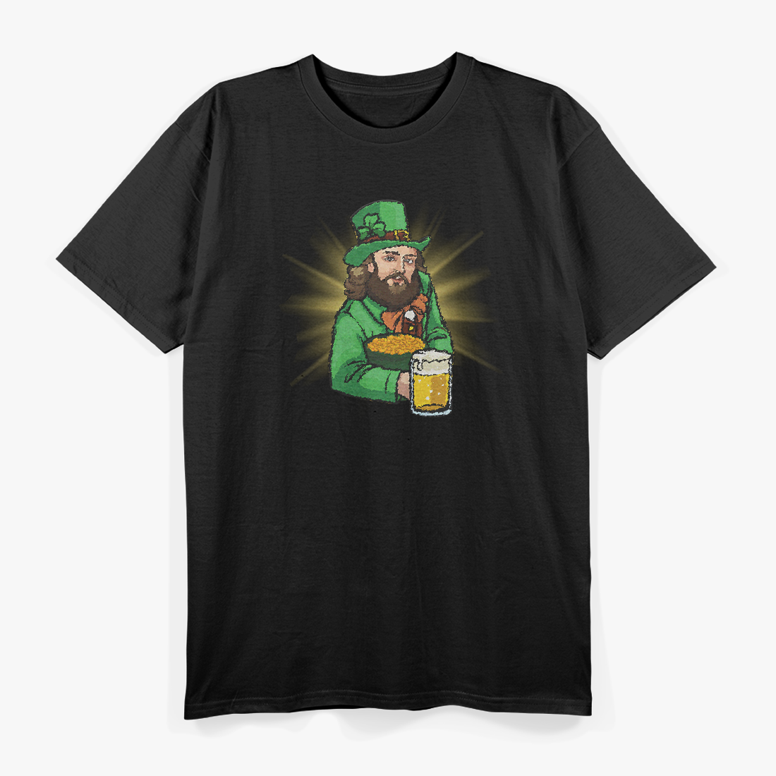 St. Patrick's Day: Funny Jesus in Leprechaun T-Shirt