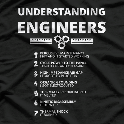 Understanding Engineers - Funny Sarcastic Engineering T-Shirt