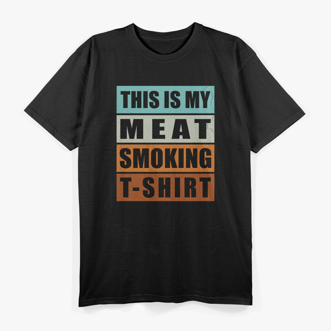 BBQ Smoker Themed Retro - Vintage My Meat Smoking T-Shirt