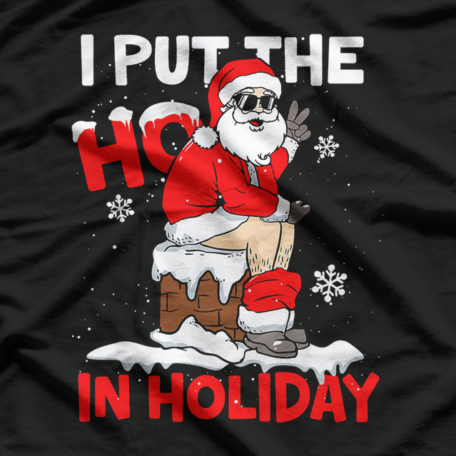 Holiday Funny Santa Toilet – Christmas Pajama Humor T-Shirt
