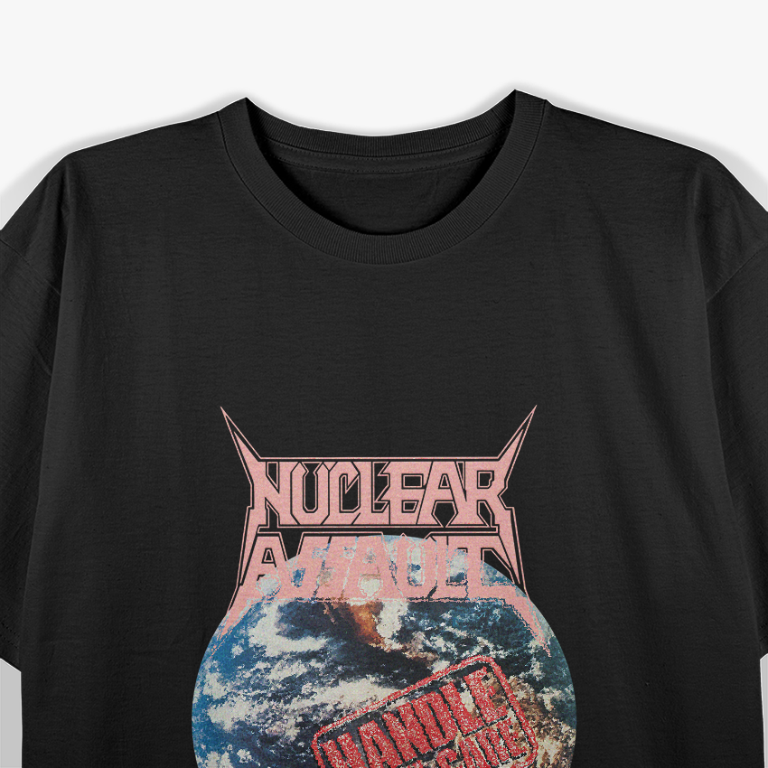 Handle With Care Thrash Metal Nuclear Assault Inspired T-Shirt