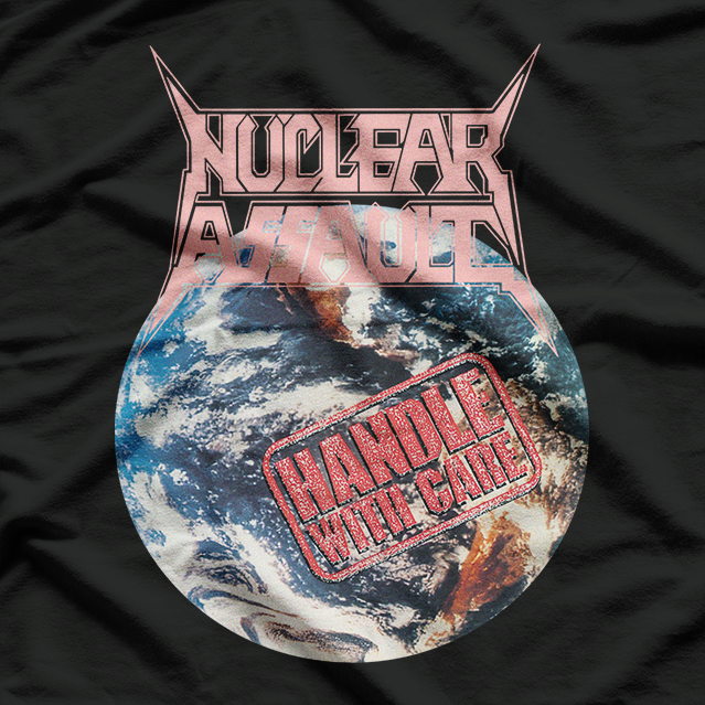 Handle With Care Thrash Metal Nuclear Assault Inspired T-Shirt