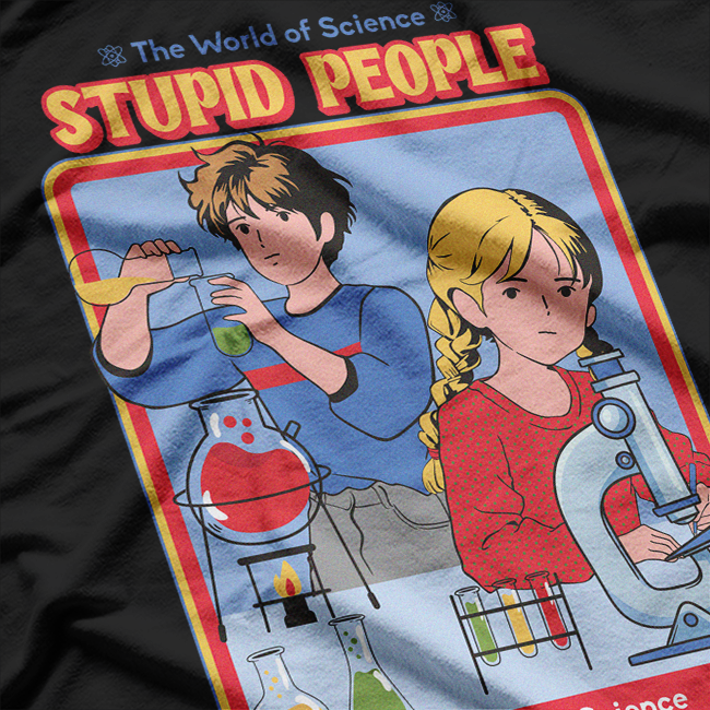 Let’s Cure Stupid People: Dark Humor Retro T-Shirt