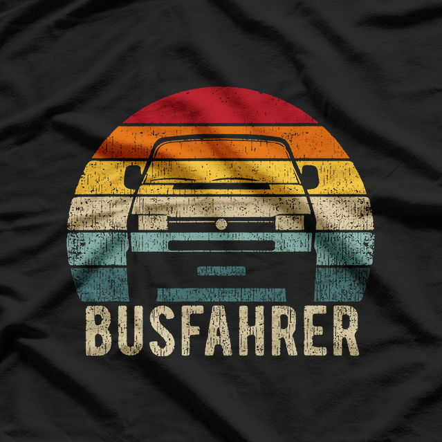 VanBus 4 Busfahrer Vintage Retro T-Shirt