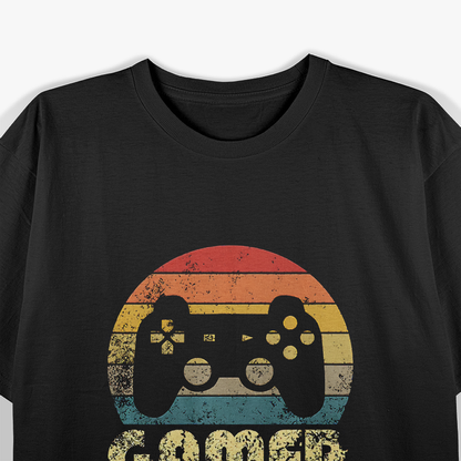 Vintage Retro Gamer Video Game Player T-Shirt