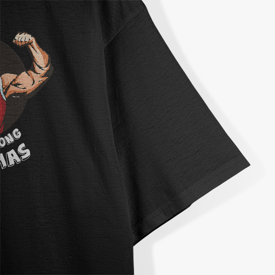 Christmas Gym Outfit Santa Claus Workout Holiday T-Shirt