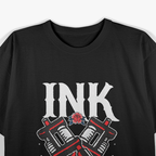 Ink Addict Tattooed Design T-Shirt