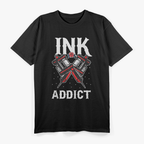 Ink Addict Tattooed Design T-Shirt