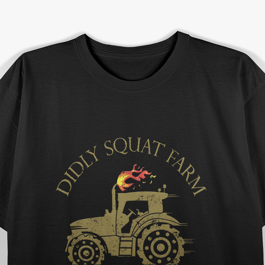 Perfect Tractor Design Diddly Squat Farm Speed And Power T-Shirt