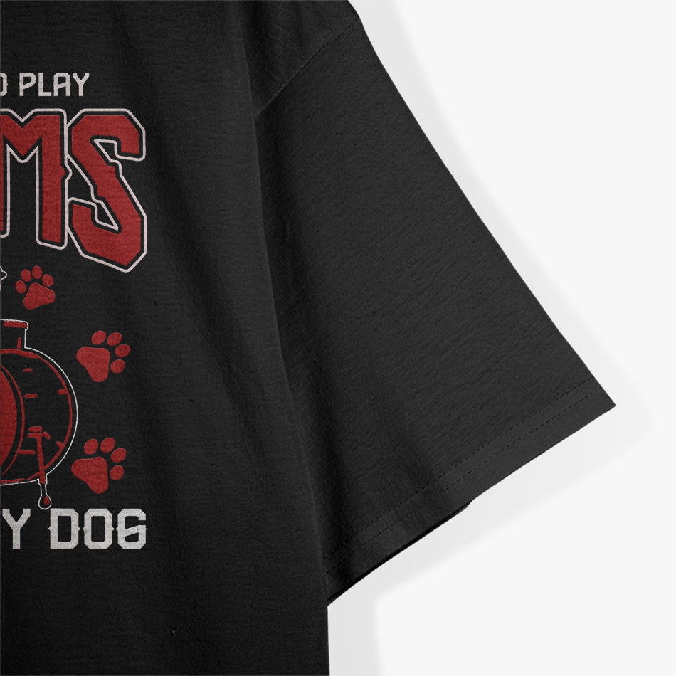 Pet Dog Drummer Drumsticks T-Shirt