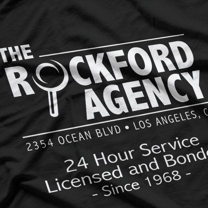 Rockford Files - The Rockford Agency Classic TV Tribute T-Shirt