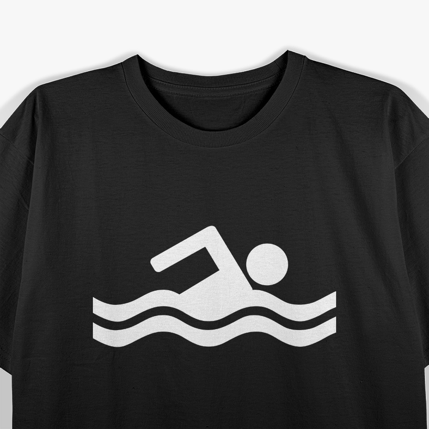 Swimming Symbol Classic T-Shirt