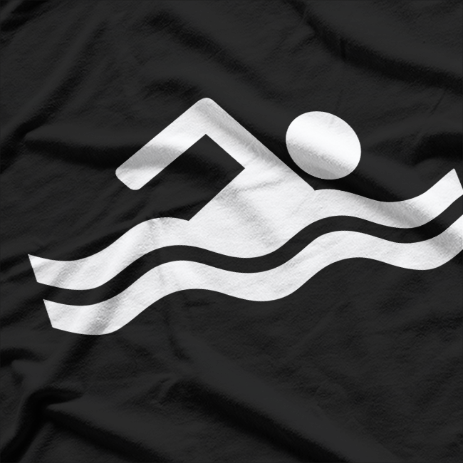 Swimming Symbol Classic T-Shirt