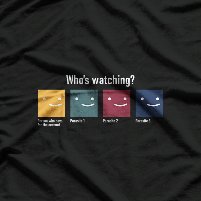 Who's Watching Funny Suspicious Curious Meme Humor T-Shirt