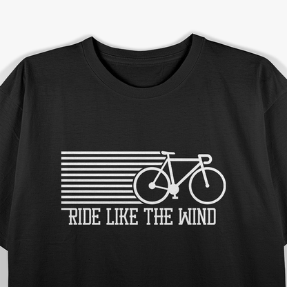 Bicycle Logo, Dry Fit Breathable Sports T-Shirt