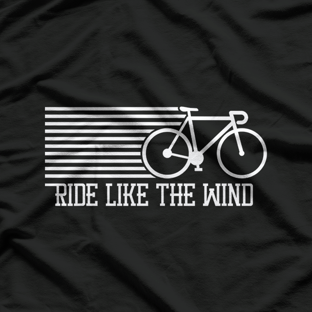 Bicycle Logo, Dry Fit Breathable Sports T-Shirt