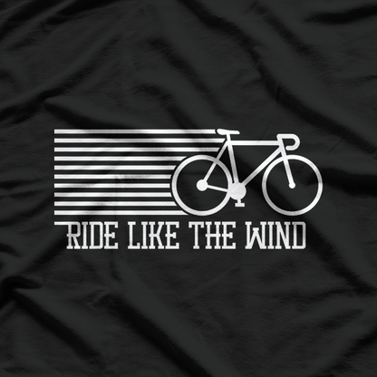 Bicycle Logo, Dry Fit Breathable Sports T-Shirt