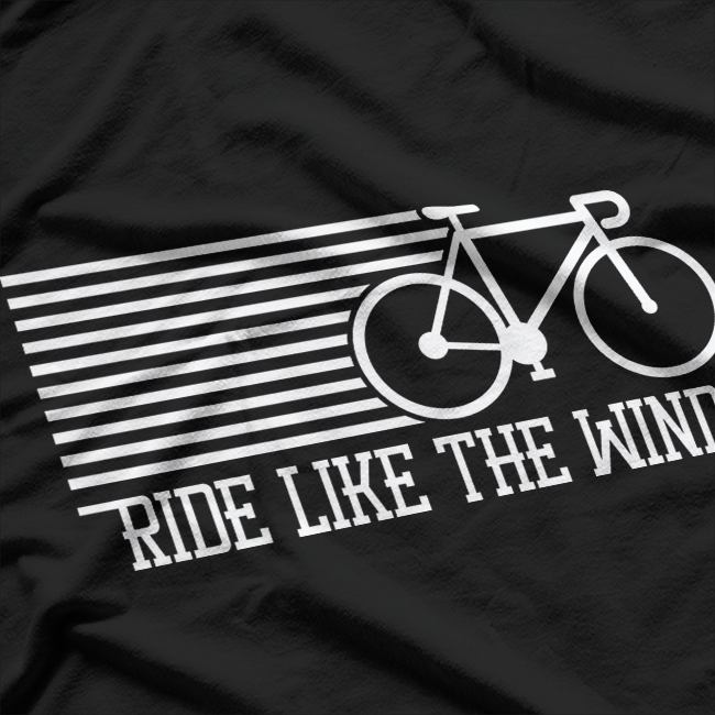 Bicycle Logo, Dry Fit Breathable Sports T-Shirt