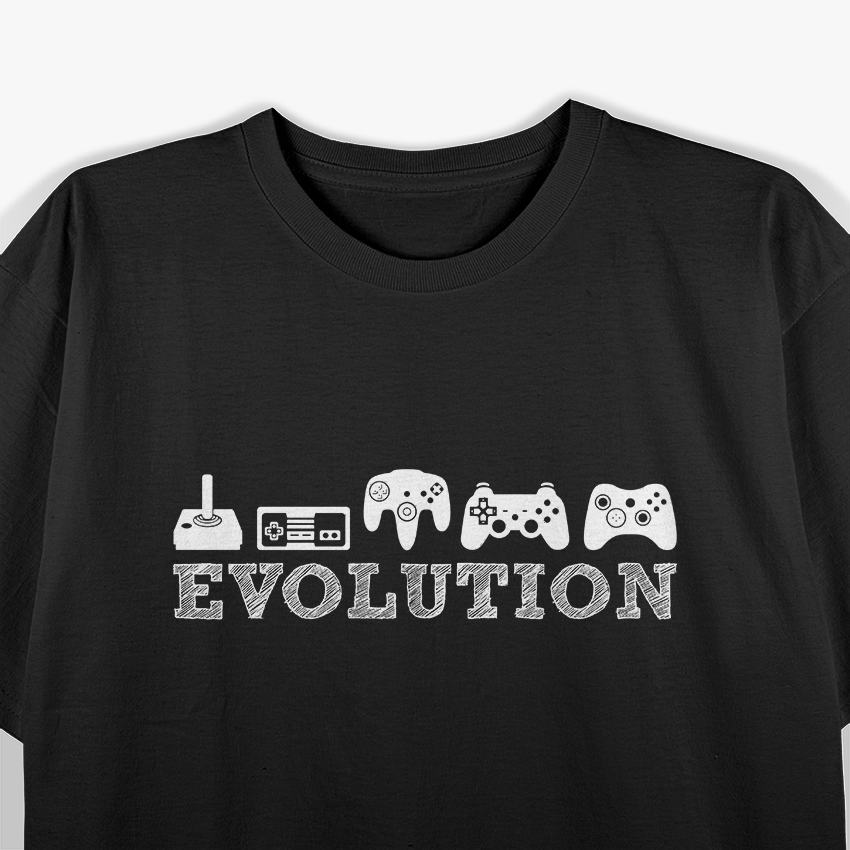 Evolution Gaming, Gamer Nerd Geek T-Shirt