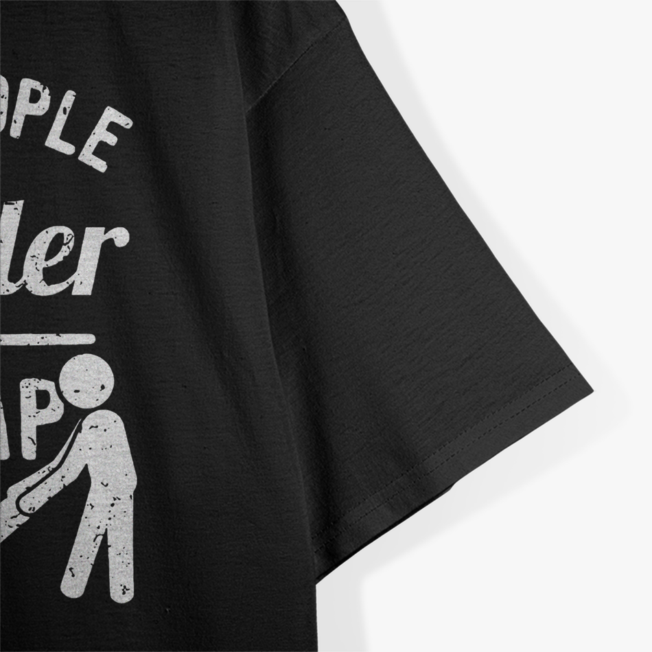 Fat People Are Harder to Kidnap – Funny Sarcastic Joke T-Shirt