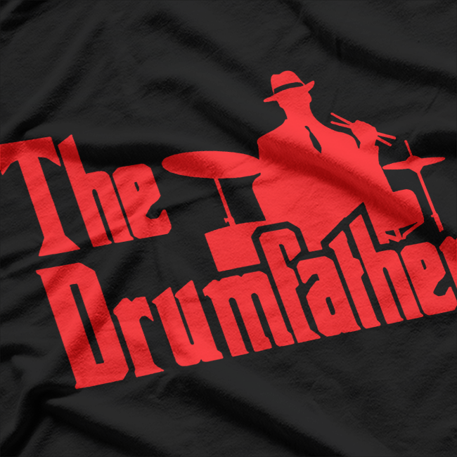 The Drumfather - A Legendary Drummer's T-Shirt