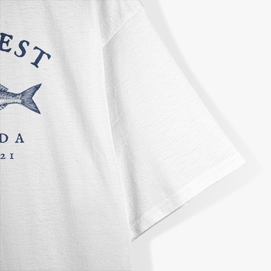 Key West Florida Vintage Fishing Fisherman Ocean Lover T-Shirt