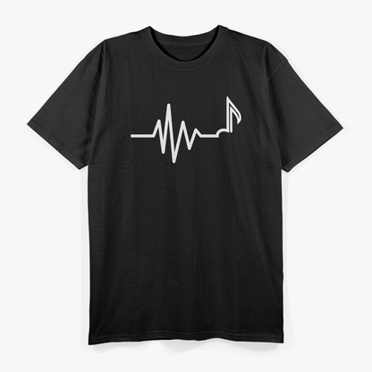 Music Heartbeat Design for Musicians and Sound Lovers T-Shirt