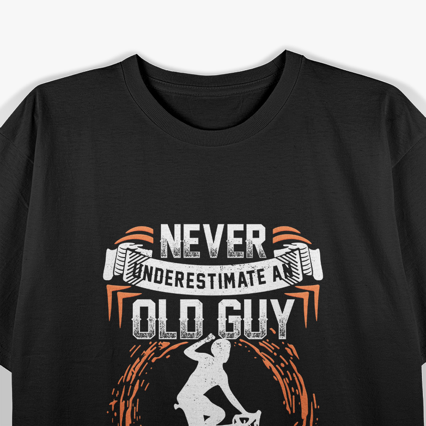 Never Underestimate an Old Guy on a Bicycle T-Shirt